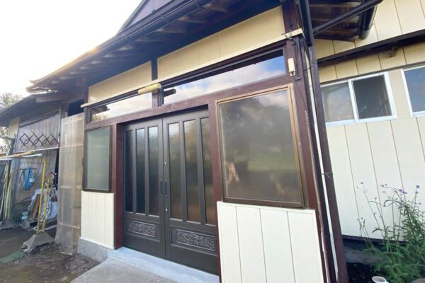 【八戸】玄関改修工事　玄関｜エクステリア｜外構工事｜外部装飾｜八戸市