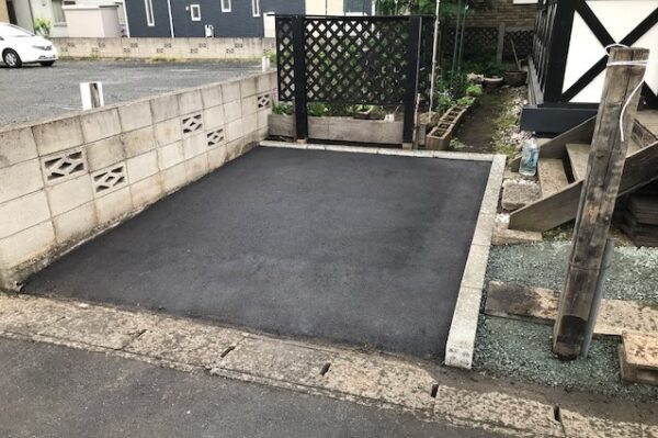 【八戸】アスファルト舗装工事　外構｜エクステリア｜外構工事｜外部装飾｜八戸市