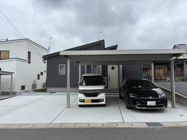 【八戸市】新築を彩るトータル外構工事　外構｜ガレージ｜エクステリア｜外構工事｜外部装飾｜八戸市